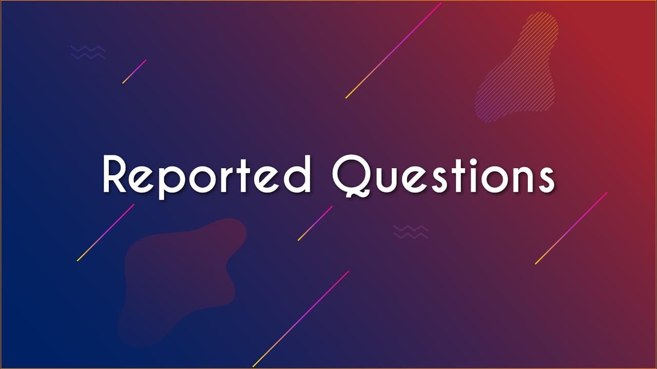 Thumbnail: Reported Questions - Brasil Escola