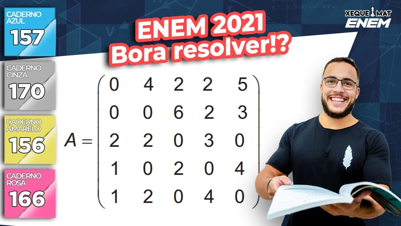 Thumbnail: 🟣 Questão 157 - Caderno Azul | Lógica | MATEMÁTICA ENEM 2021