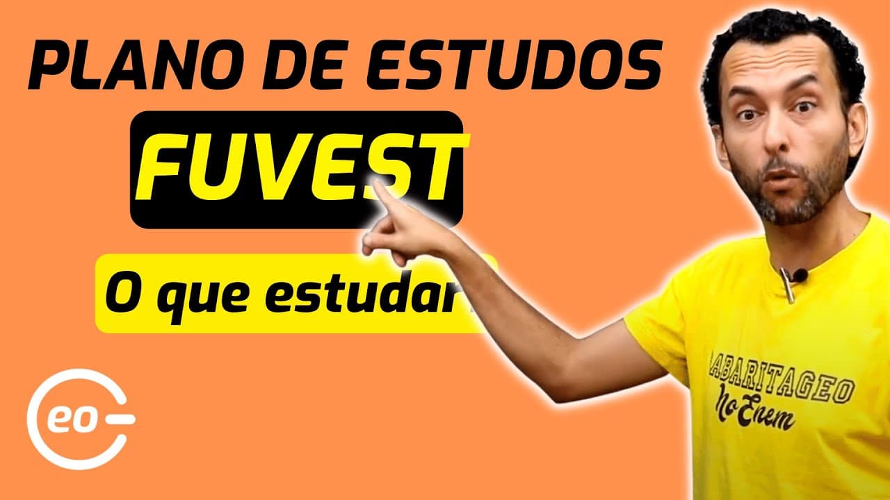 Thumbnail: O que estudar para FUVEST 2023 | Plano de Estudos |