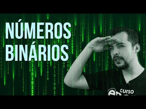 Thumbnail da aula: NÚMEROS BINÁRIOS: O que são e como converter em números decimais | Resumo de Matemática para o Enem