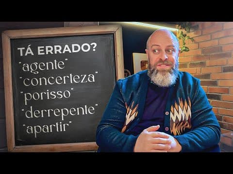 Thumbnail da aula: 5 PALAVRAS que você fala CERTO, mas escreve ERRADO! [Professor Noslen]