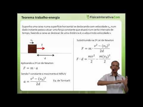 Thumbnail da aula: Teorema da energia cinética ou trabalho-energia