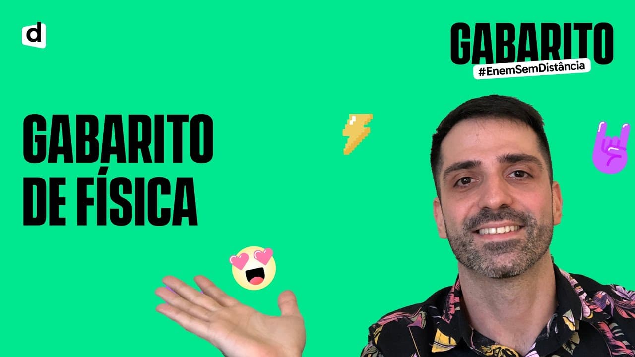 Thumbnail: GABARITO ENEM 2021 - Física