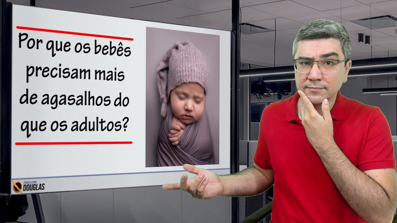 Thumbnail: Por que crianças sentem frio enquanto adultos sentem calor? | Física do cotidiano