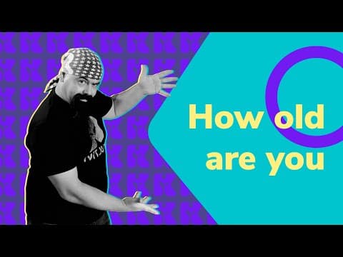 Thumbnail da aula: Inglês 2.0 | Kultivi | How old are you | Prof. Rui Ventura