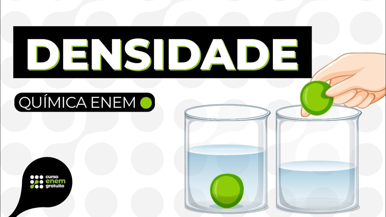 Thumbnail: DENSIDADE: fórmula, cálculo e exemplos práticos | Química Enem | Larissa Campos