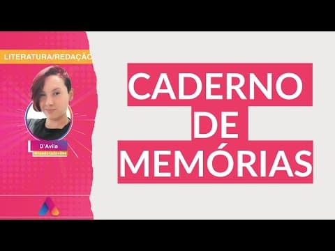 Thumbnail da aula: LEITURAS OBRIGATÓRIAS UFRGS 2021 | LITERATURA 01: CADERNO DE MEMÓRIAS | Curso Alternativa A