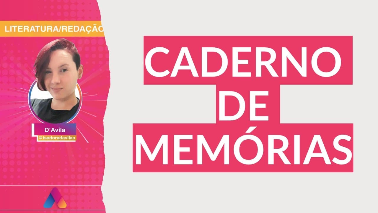 Thumbnail: LEITURAS OBRIGATÓRIAS UFRGS 2021 | LITERATURA 01: CADERNO DE MEMÓRIAS | Curso Alternativa A