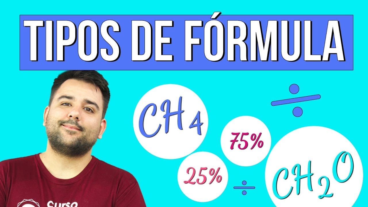 Thumbnail: TIPOS DE FÓRMULA: percentual, empírica e molecular | RESUMO DE QUÍMICA PARA O ENEM