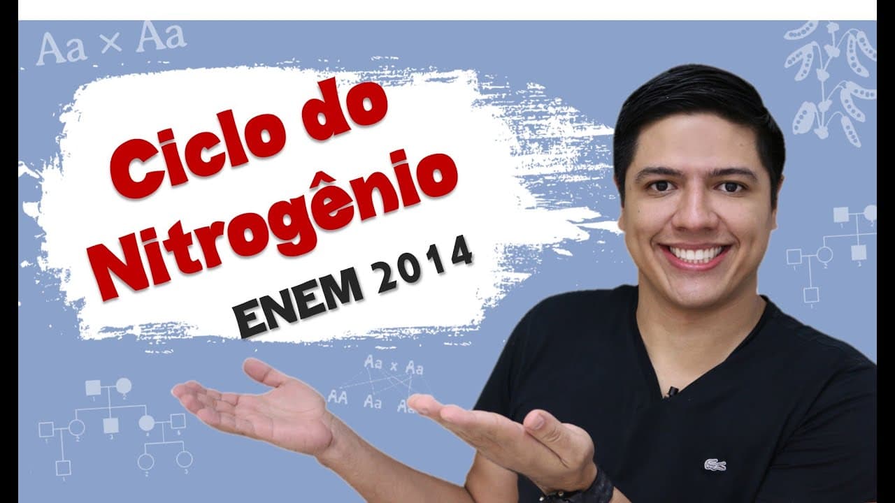 Thumbnail: ENEM 2014 Biologia - Ciclo do Nitrogênio - Ecologia - Prof. Kennedy Ramos