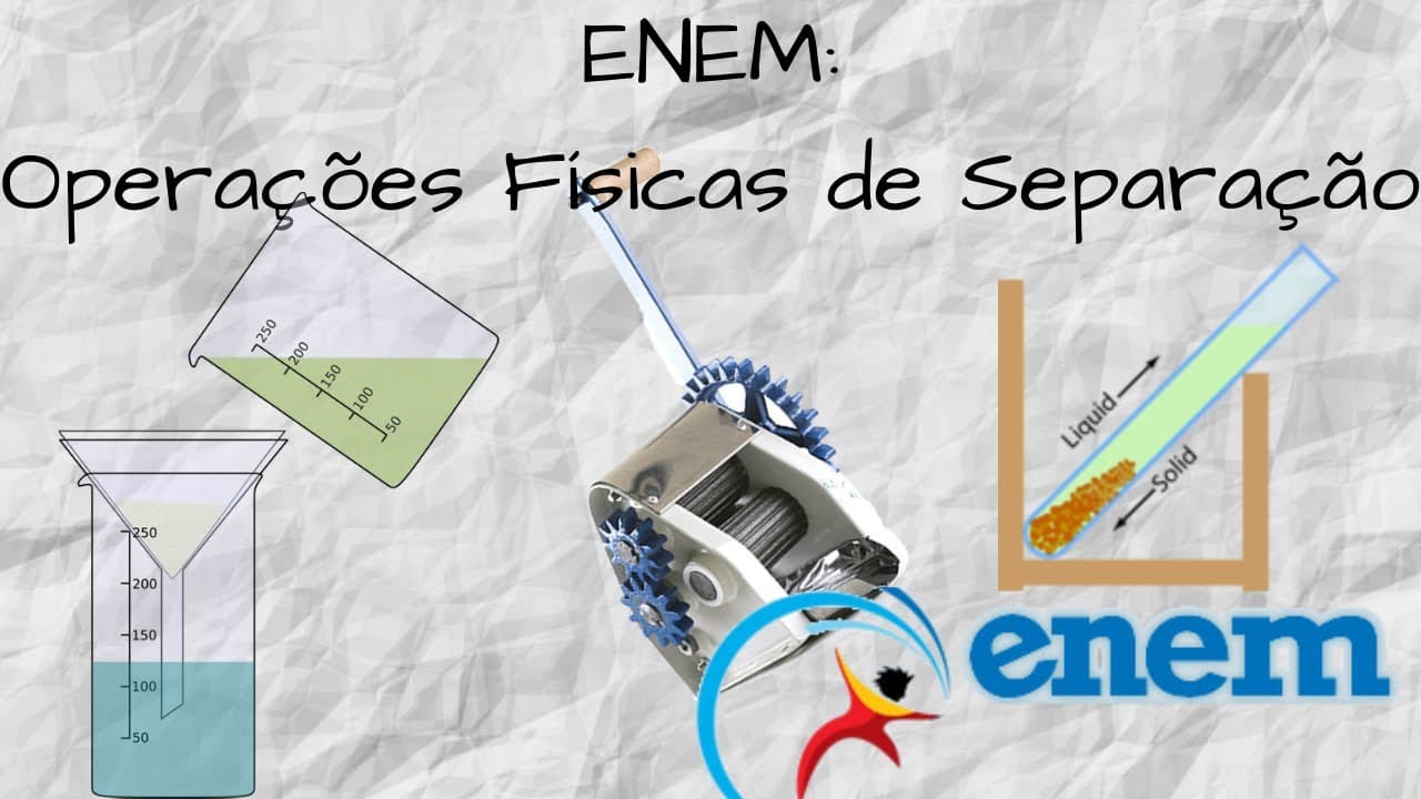 Thumbnail: #22 - ENEM 2010 - Questão 55: Processos de separação na indústira sucroalcooleira