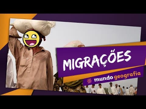 Thumbnail da aula: 👩🏾‍👩🏾‍👦🏾‍👦🏾️ População (4/6): Migrações - Geografia - ENEM