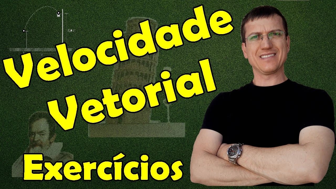 Thumbnail: Velocidade Vetorial - EXERCÍCIO RESOLVIDO -  CINEMÁTICA - Aula 20 - Prof. Marcelo Boaro