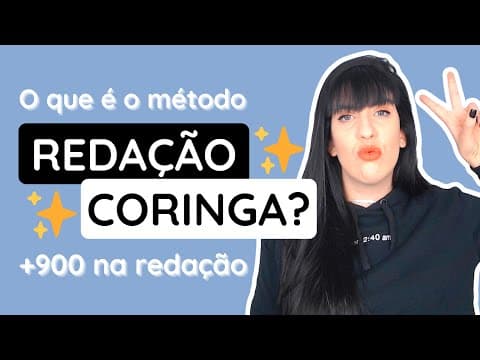 Thumbnail da aula: O que é o Método Redação Coringa