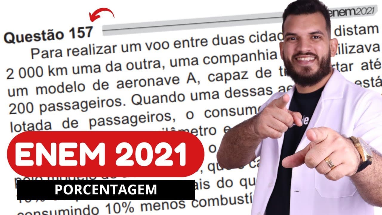 Thumbnail: ENEM 2021 | Questão 157 - Prova Amarela