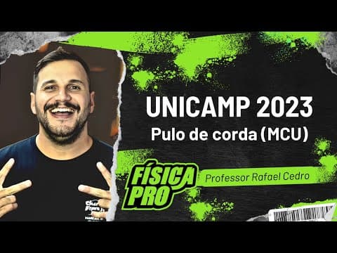Thumbnail da aula: Questão Pulo de Corda - Unicamp 2023 - Resolução