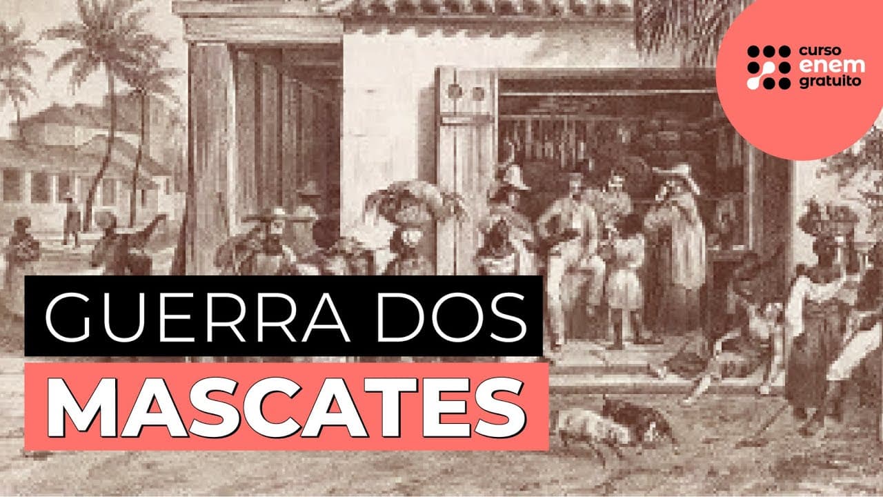 Thumbnail: GUERRA DOS MASCATES: resumo, causas e consequências | História para o Enem | Felipe de Oliveira