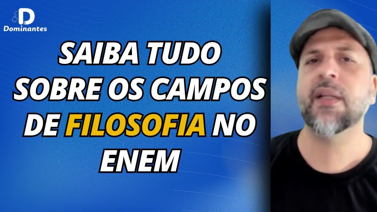 Thumbnail: Os Principais Campos da Filosofia no Enem