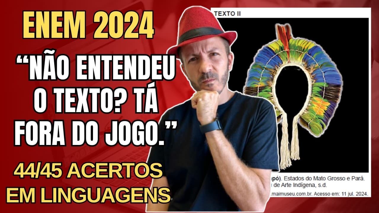 Thumbnail: ENEM 2024: A linguagem visual dos adornos transmite informações sobre prestígio e transgressão