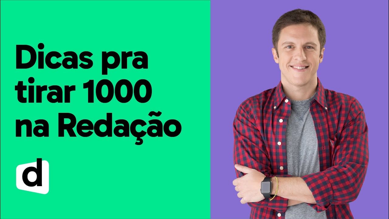 Thumbnail: REDAÇÃO NOTA 1000 ENEM: 9 DICAS PARA ALCANÇAR O RESULTADO