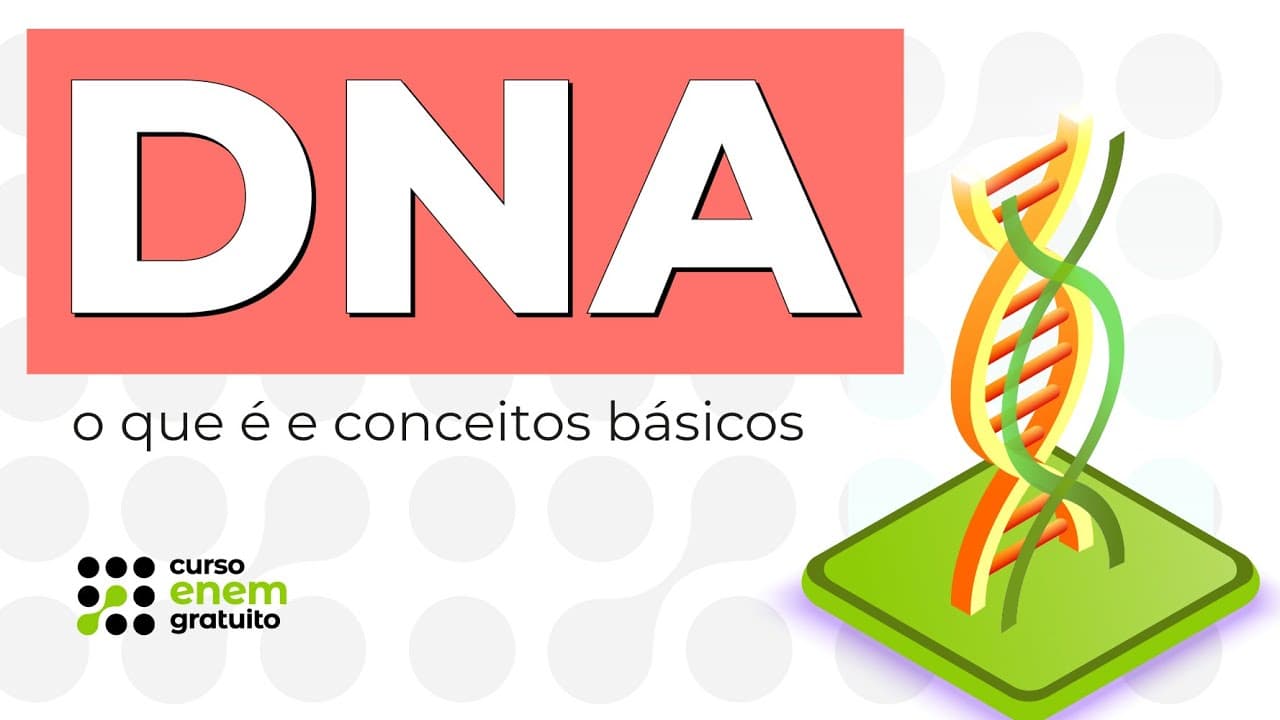 Thumbnail: DNA: o que é e conceitos básicos | Biologia para o Enem | Cláudia Aguiar