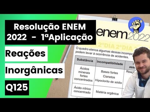 Thumbnail da aula: ✏️ Os riscos apresentados pelos produtos dependem de suas propriedades e da reatividade quando em