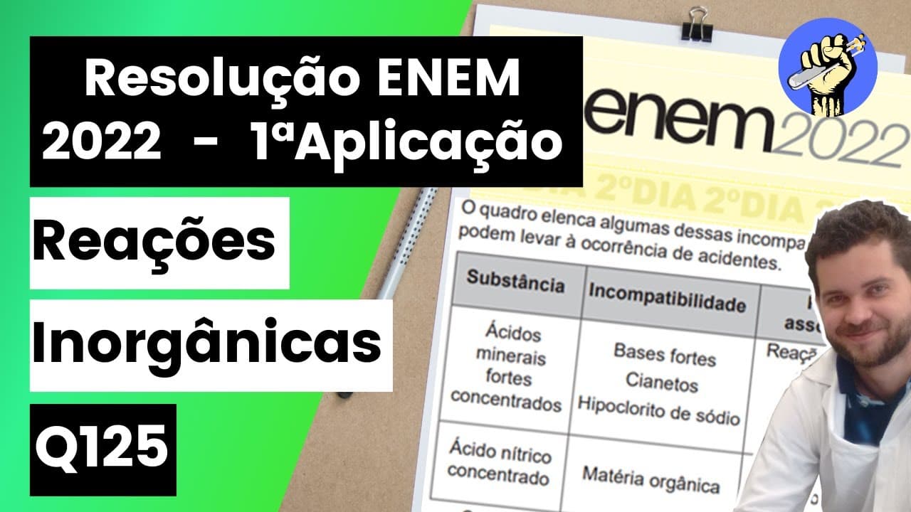 Thumbnail: ✏️ Os riscos apresentados pelos produtos dependem de suas propriedades e da reatividade quando em