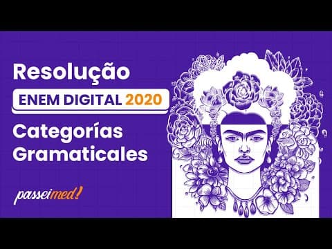 Thumbnail da aula: ENEM DIGITAL 2020 - Categorías Gramaticales | Nessa campanha contra o mosquito transmissor da...