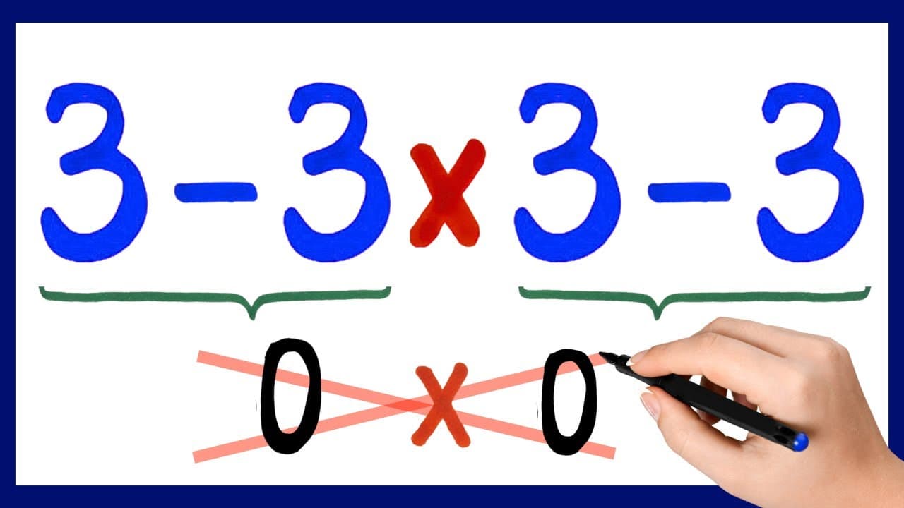 Thumbnail: 🤯SUA RESPOSTA ESTÁ ERRADA!!! Matemática básica todo dia.📚🚀