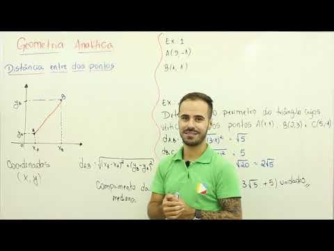Thumbnail da aula: Matemática - Geometria analítica - distância entre dois pontos