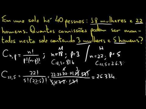Thumbnail da aula: Análise Combinatória - Número de Combinações de n Elementos Tomados p a p | Matemática Rio