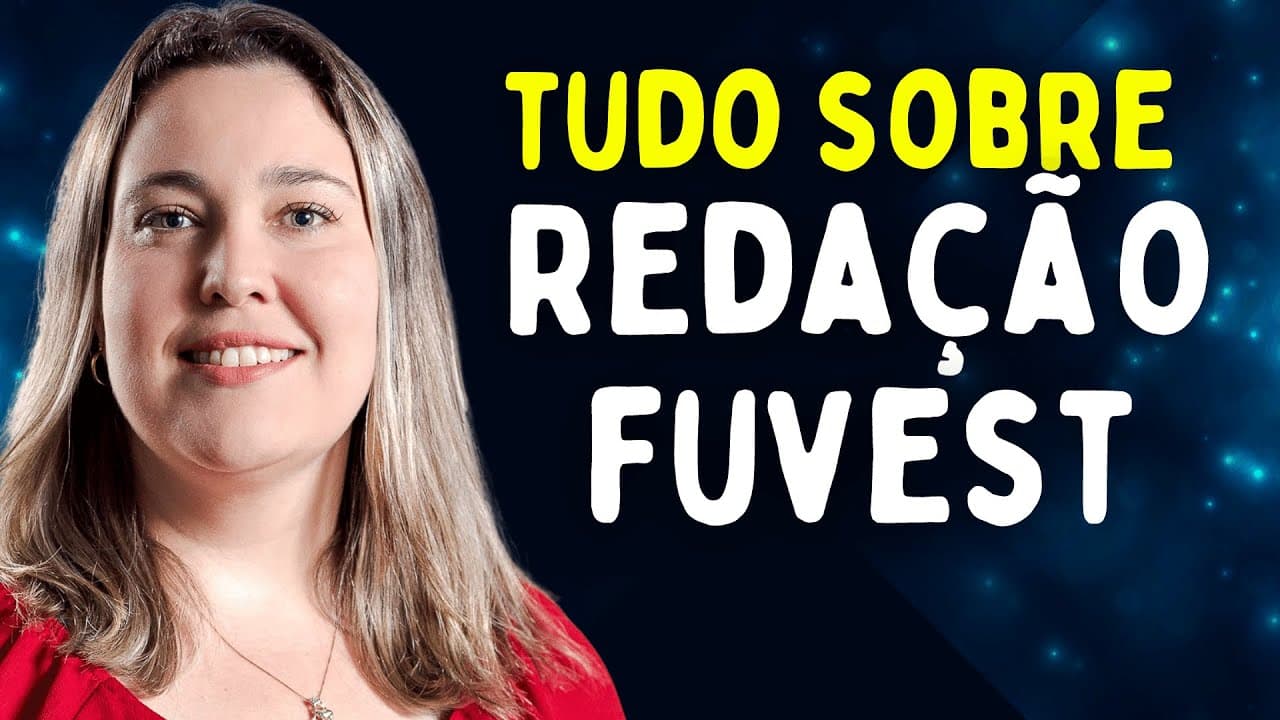 Thumbnail: Tudo sobre Redação da Fuvest | Redação é com a Taciana