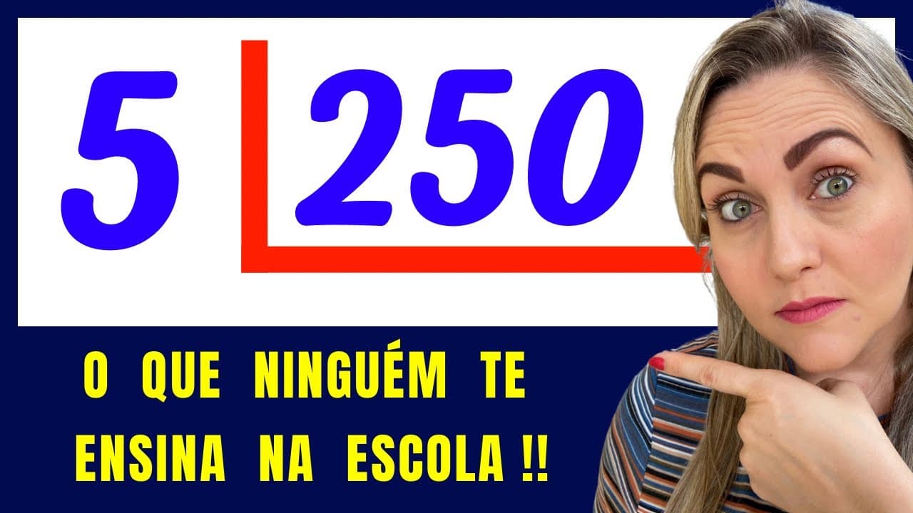 Thumbnail: ⚠️ APRENDA COMO FAZER DIVISÃO CORRETAMENTE!!!   Matemática básica todo dia.📚🚀