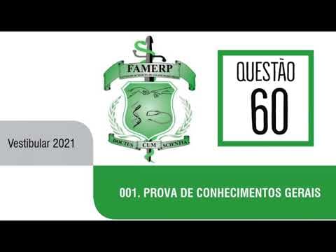 Thumbnail da aula: Famerp 2021|  Primeiro Dia | Questão 60 | Química