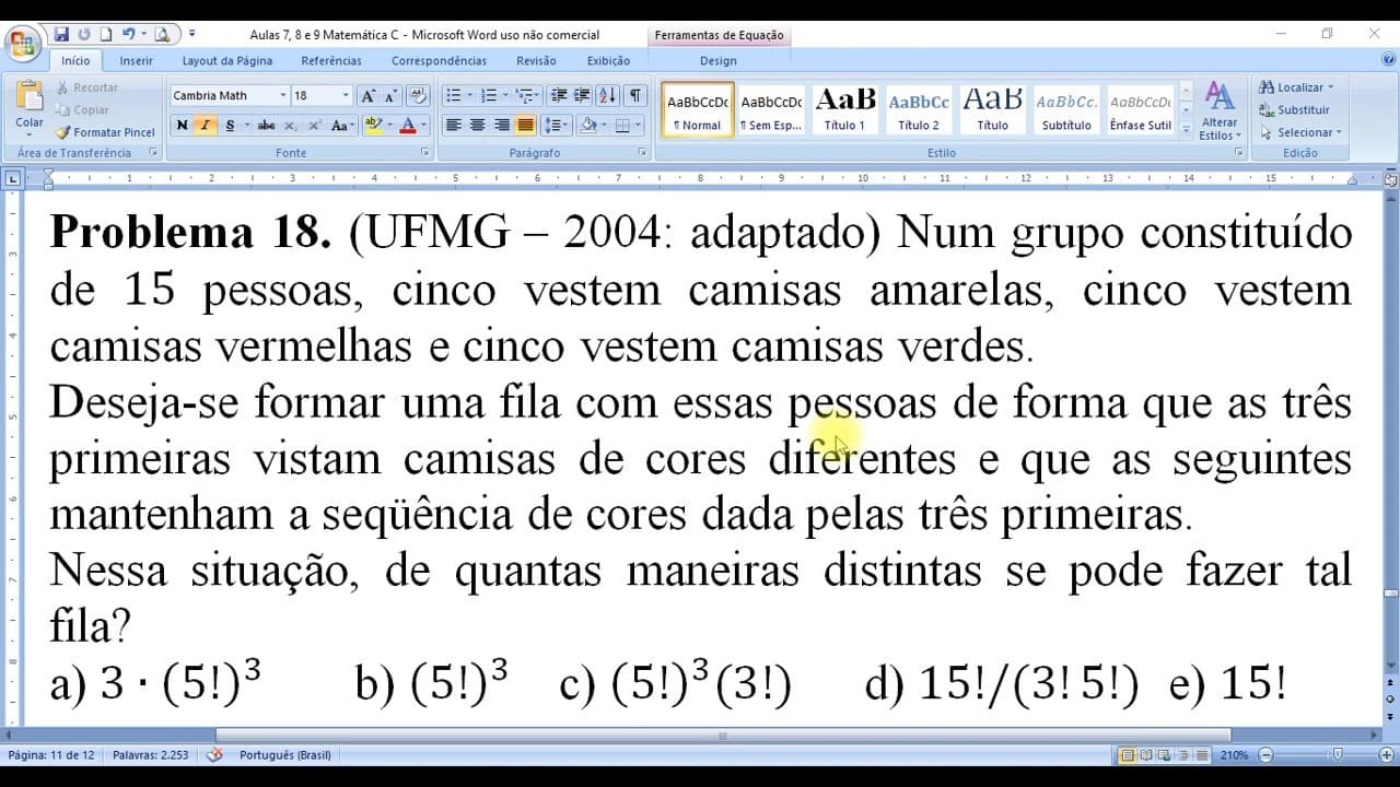 Thumbnail: Problema 18 da lista 3 (solução alternativa)