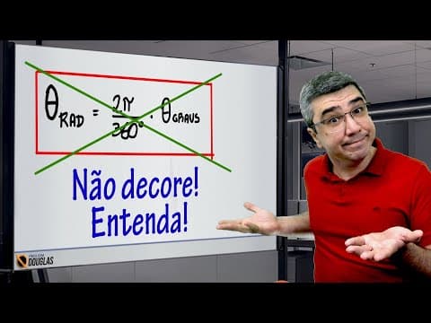 Thumbnail da aula: Entenda os ângulos na circunferência: graus e radianos