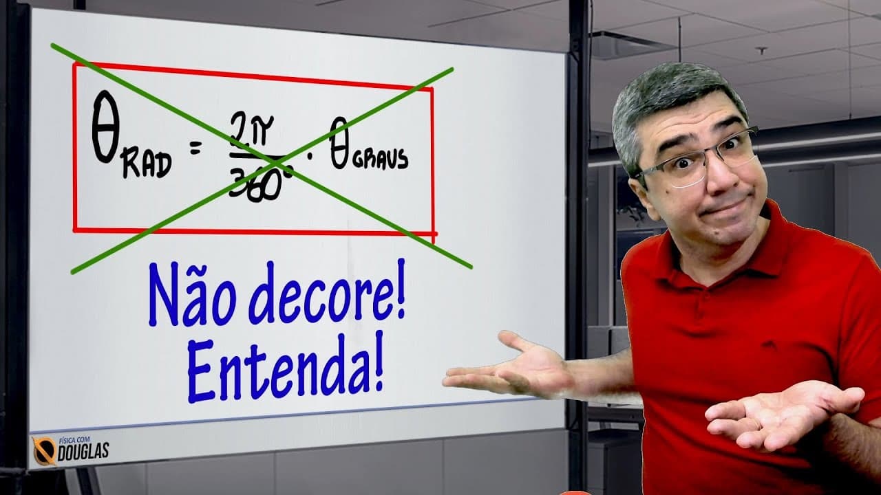 Thumbnail: Entenda os ângulos na circunferência: graus e radianos