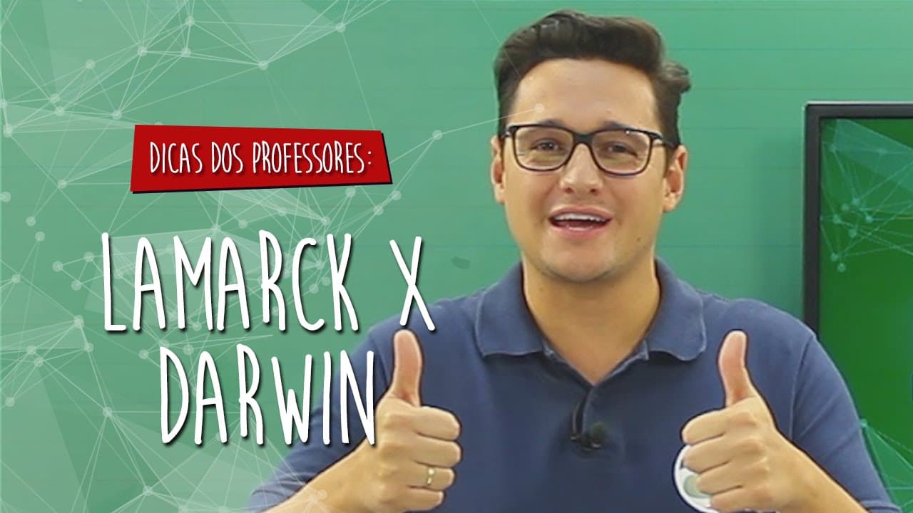 Thumbnail: #Dica dos Professores - Biologia - Lamarck x Darwin