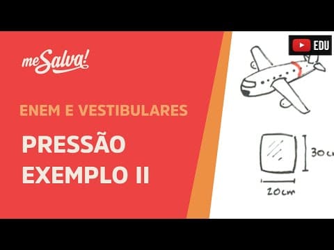 Thumbnail da aula: Me Salva! HID04 - Hidrostática - Pressão - Exemplo 2