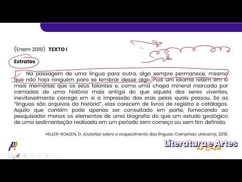 Thumbnail da aula: ENEM 2019 - Teoria Literária | Na passagem de uma língua para outra, algo sempre permanece...