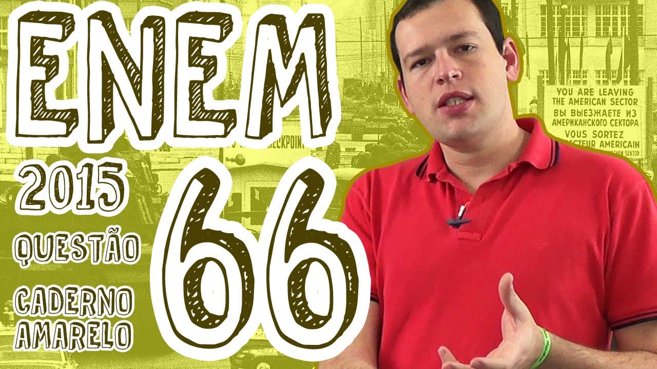 Thumbnail: ENEM 2015 - Questão 66 (Caderno Amarelo)