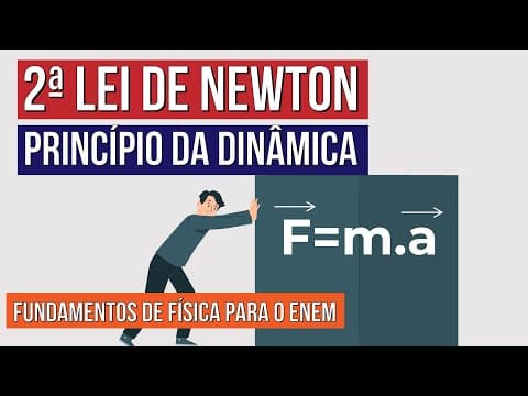 Thumbnail da aula: 2ª LEI DE NEWTON: Princípio da Dinâmica | Fundamentos de Física para o Enem | Flaversson Batista