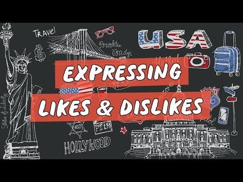 Thumbnail da aula: Expressing Likes & Dislikes - Brasil Escola