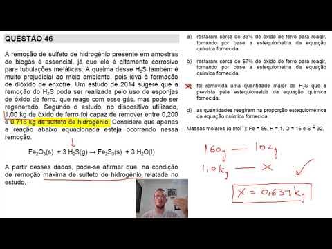 Thumbnail da aula: UNICAMP 2021 - RESOLUÇÃO QUÍMICA  - PROVA EXATAS/HUMANAS