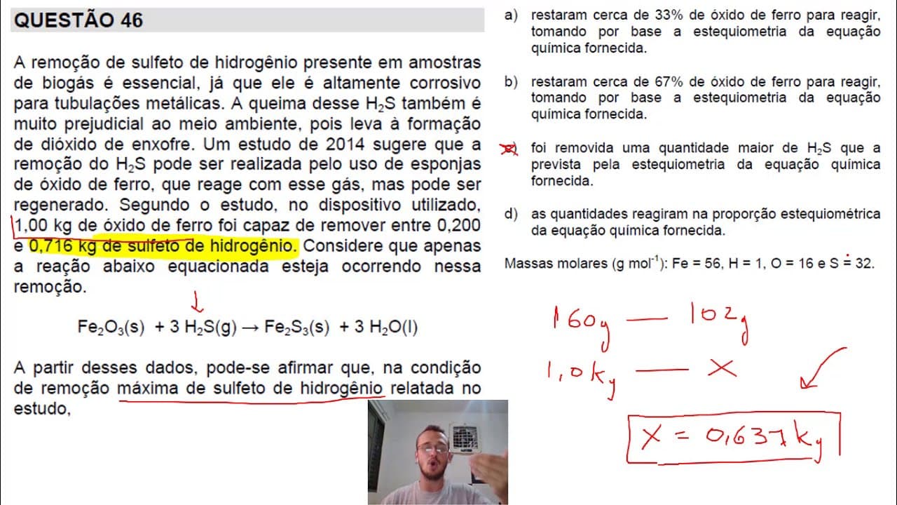 Thumbnail: UNICAMP 2021 - RESOLUÇÃO QUÍMICA  - PROVA EXATAS/HUMANAS