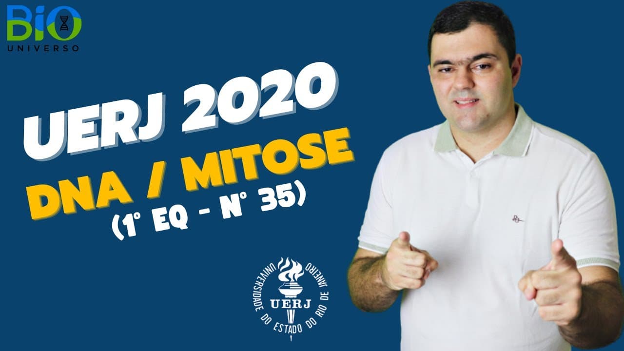 Thumbnail: UERJ 2020 (1º EQ) - QUESTÃO 35 - Considere que uma molécula de DNA