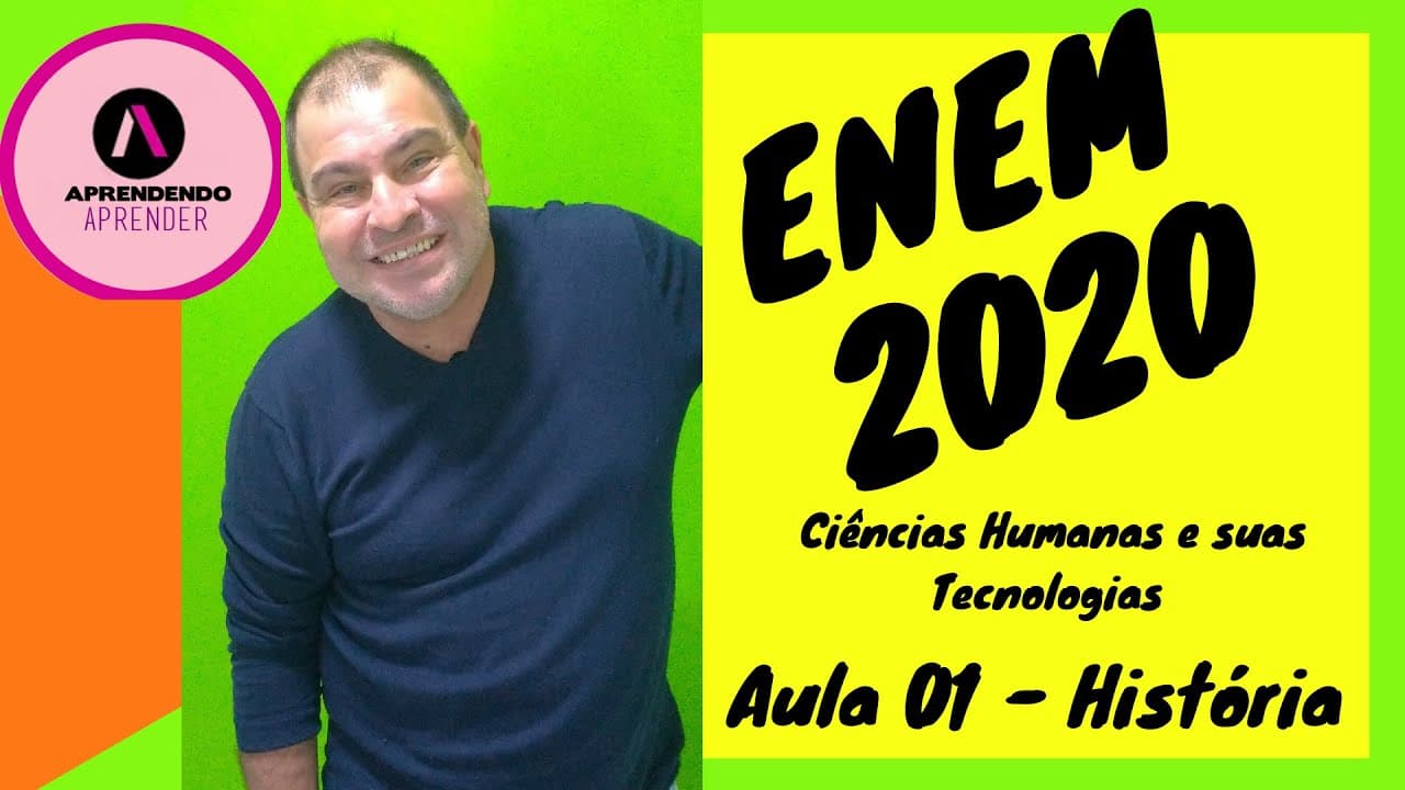 Thumbnail: Preparatório Enem 2020 -  HISTÓRIA - AULA 01