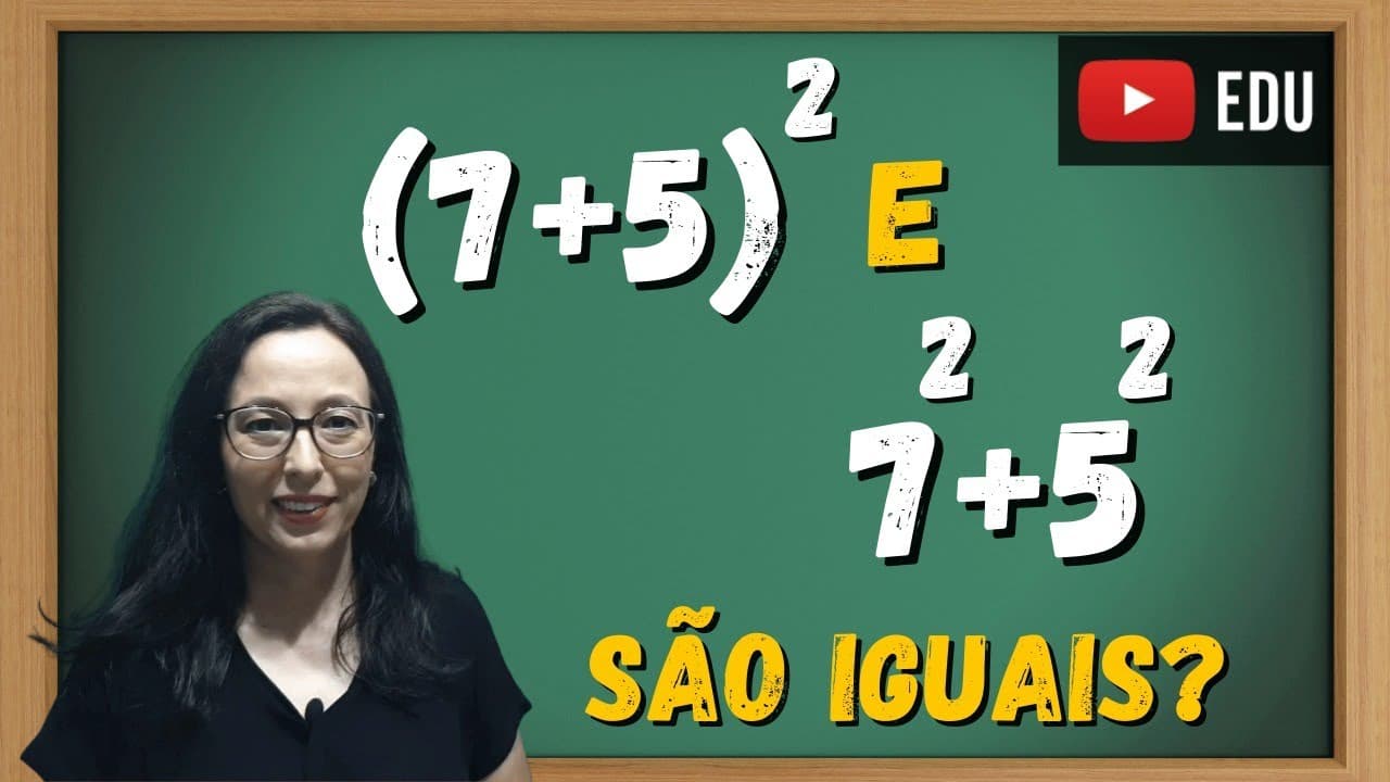 Thumbnail: Expressões Numéricas - Você sabe a diferença entre elas? Professora Angela