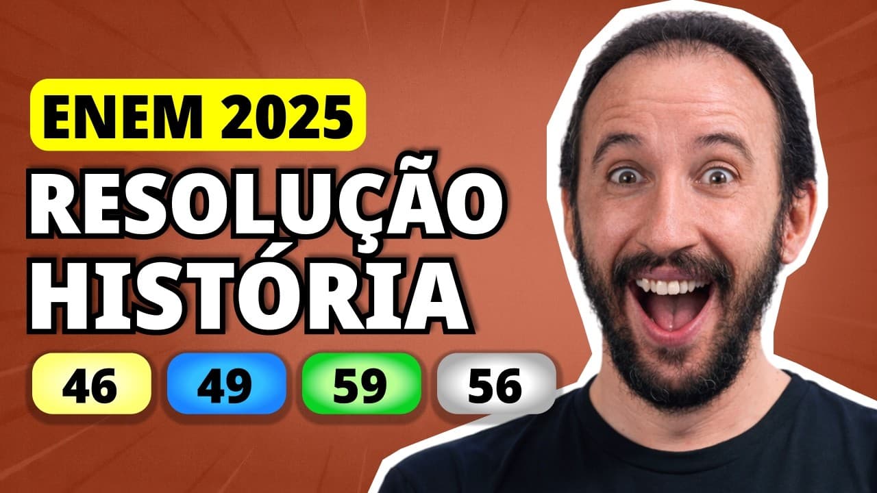 Thumbnail: ENEM 2025 HISTÓRIA – Questão 46 | Antigo centro da economia mundo-europeia do século XV, no final do