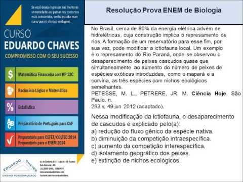 Thumbnail da aula: Resolução da questão de Biologia ENEM 2013